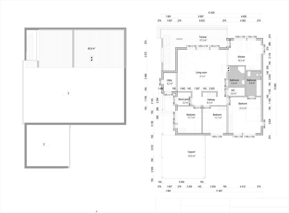 Woodville Design Georg Admirals Rest grondplan